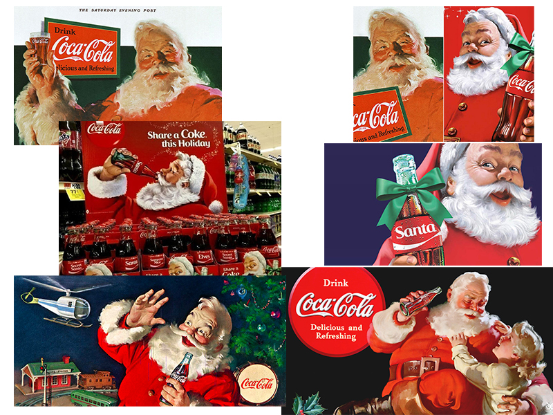 تبلیغ های کوکا کولا با بابانوئل