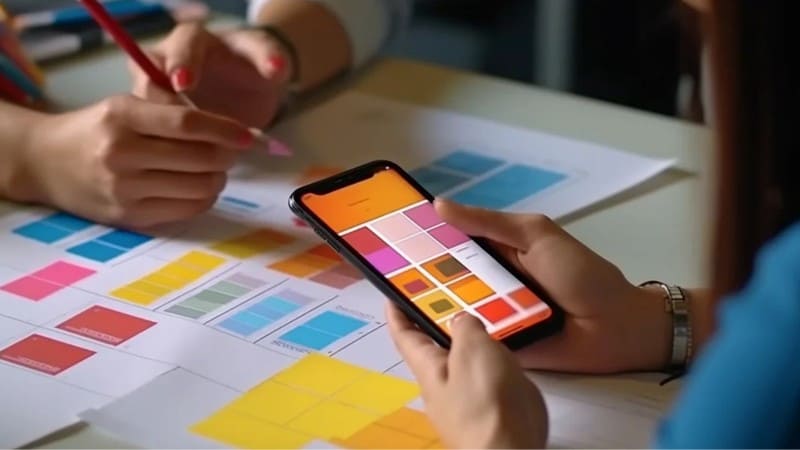 رنگ نوار بالای صفحه (Header یا Navigation Bar)