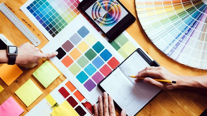 رنگ آیکون‌ها و المان‌های کوچک