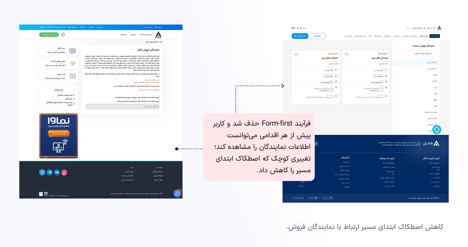 دیزاین سیستم و طراحی وبسایت شاتل