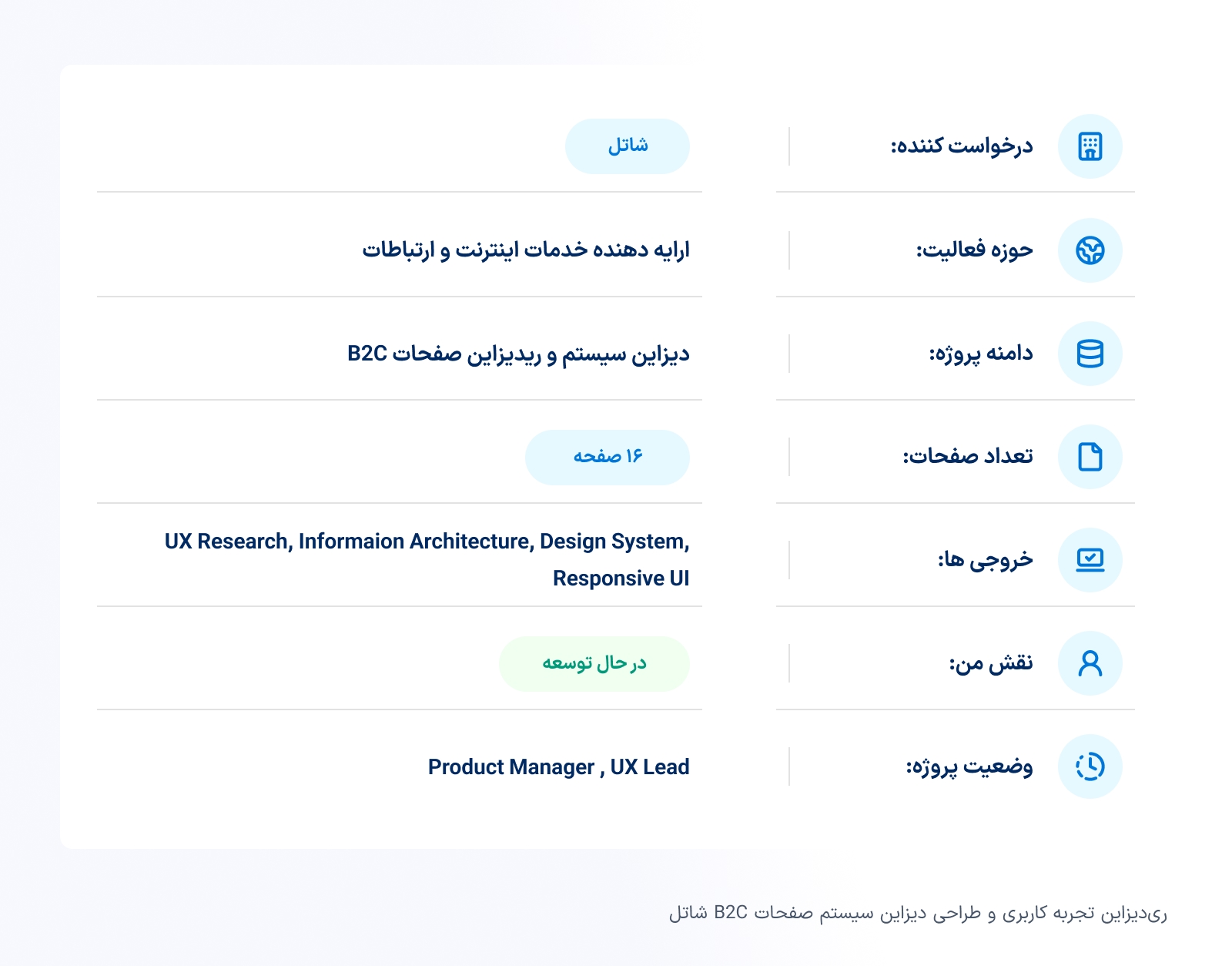 دیزاین سیستم و طراحی وبسایت شاتل